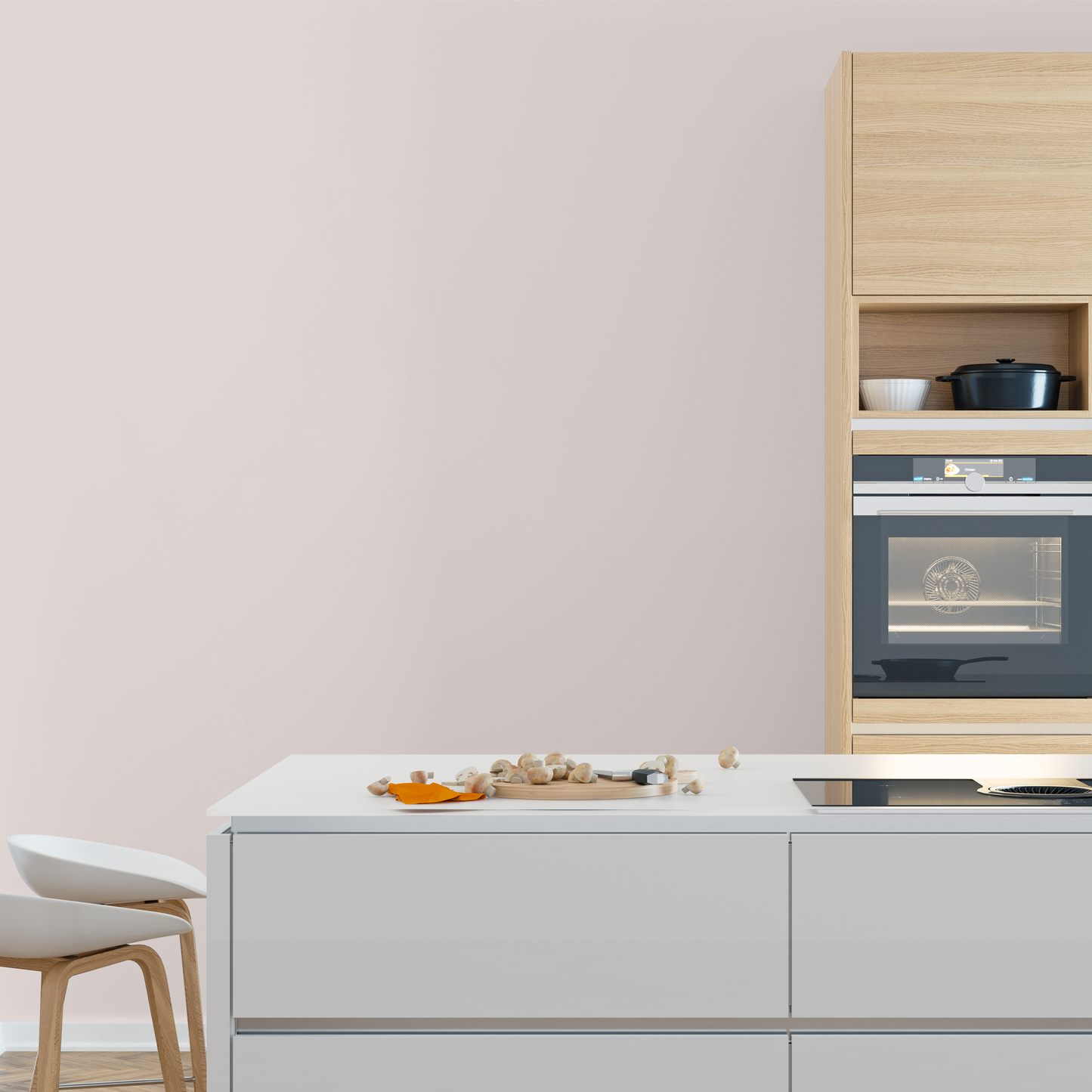 Wandfarbe Profiweiß Beige Beige-pink Beigerosa