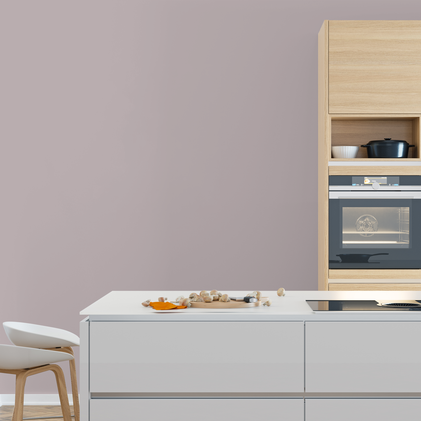Wandfarbe Profiweiß Lila mauve Mauve