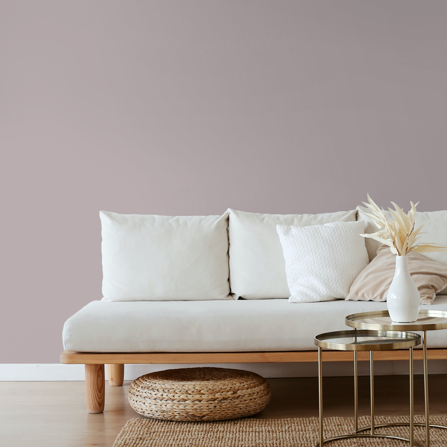 Wandfarbe Profiweiß Lila mauve Mauve