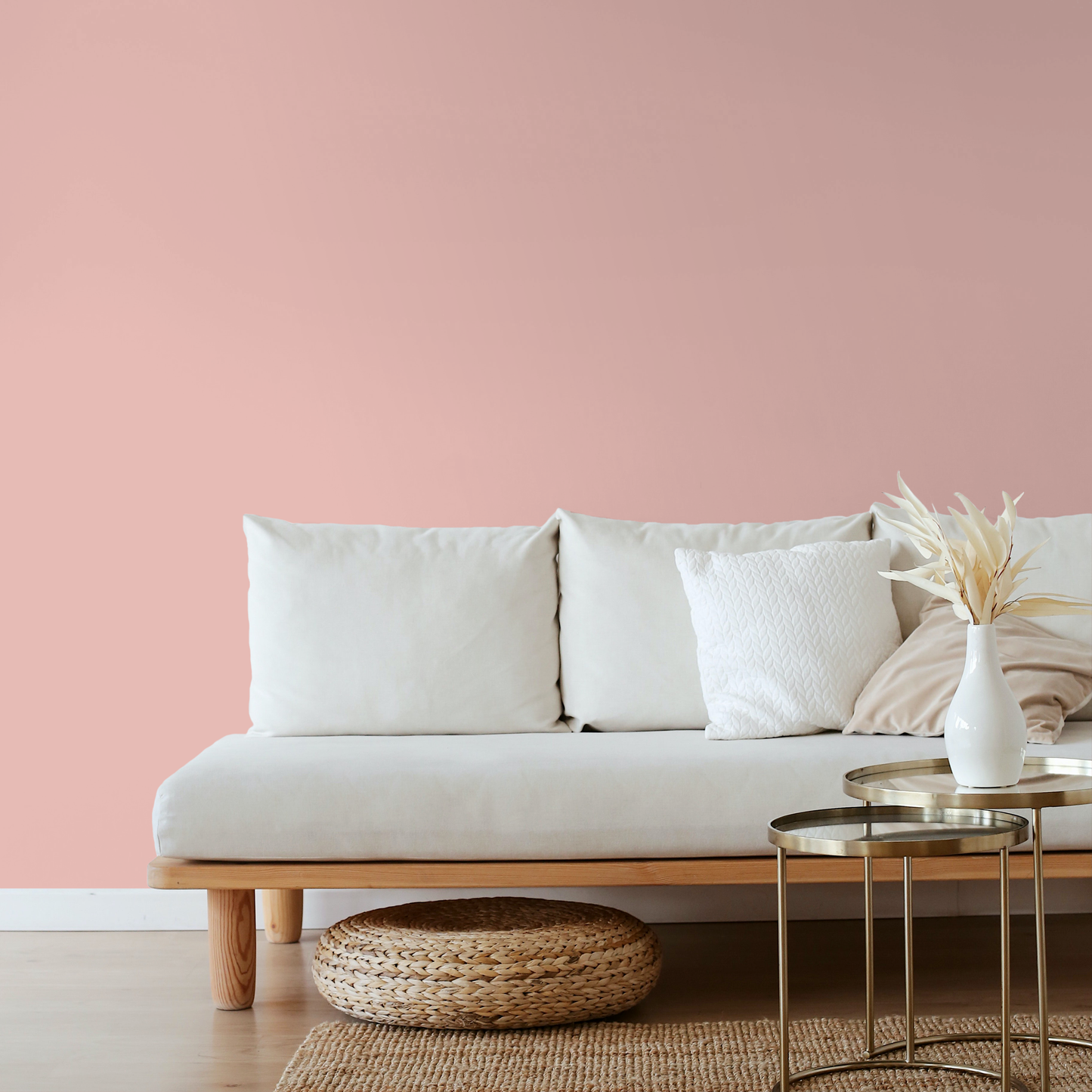 Wandfarbe Profiweiß Pink Pink-brown Rosabraun