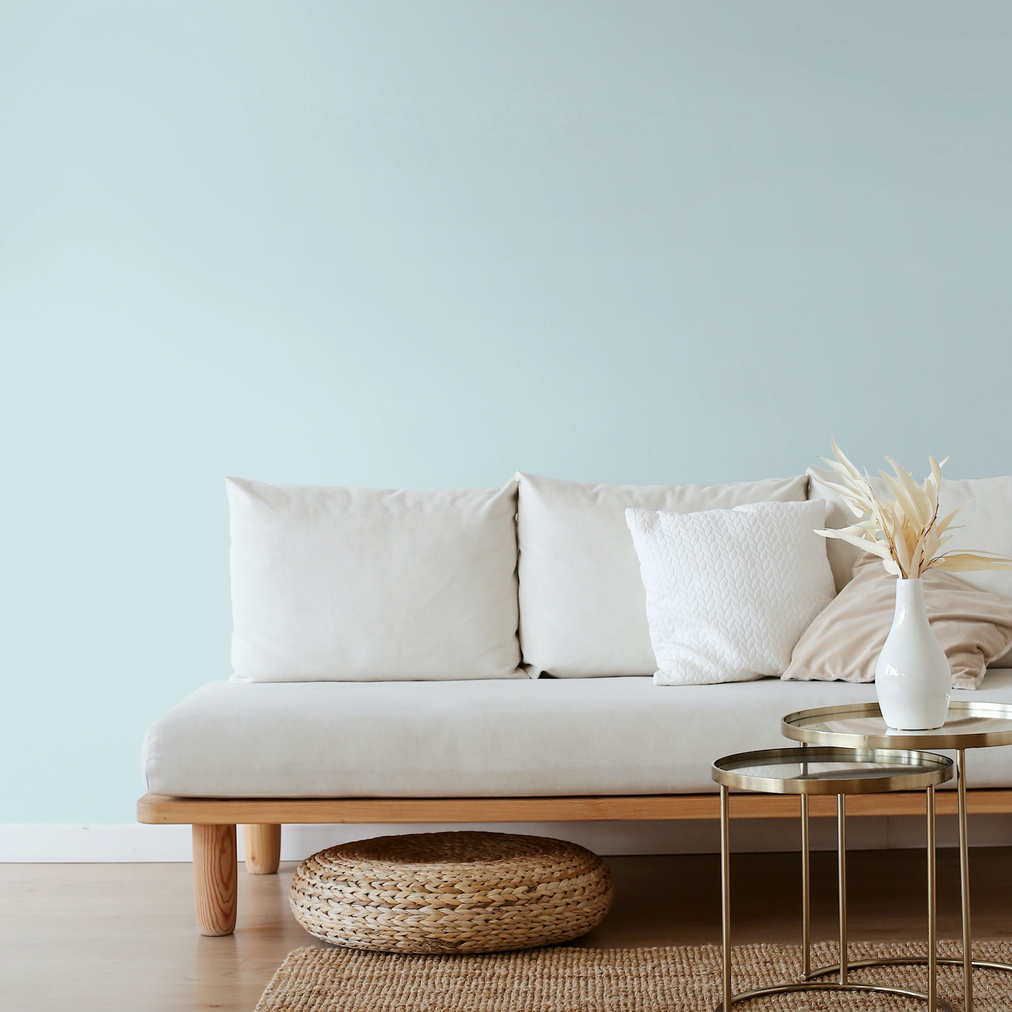 Wandfarbe Profiweiß Blau Sky-blue Himmelblau