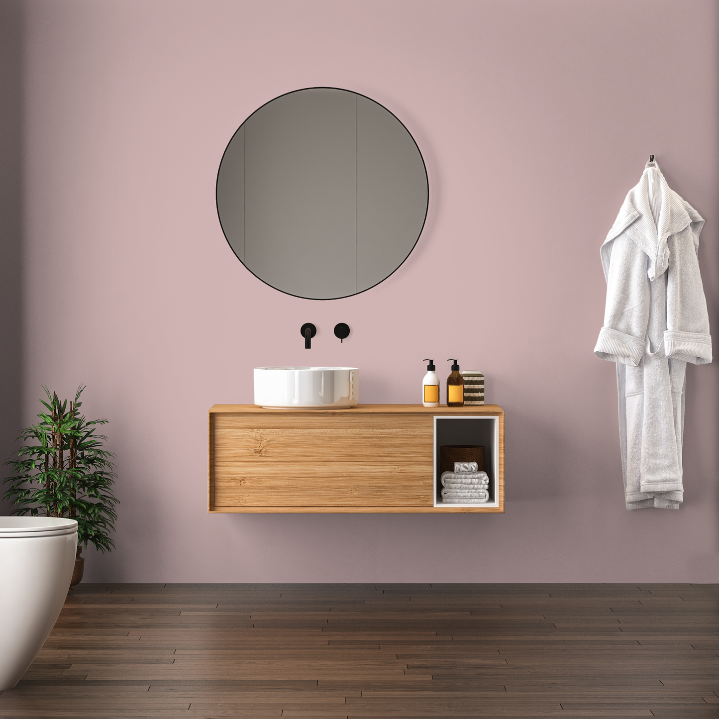 Wandfarbe Profiweiß Rot Grey-red Graurot