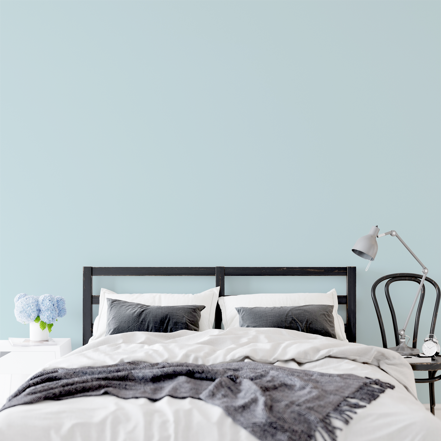 Wandfarbe Profiweiß Blau Sky-blue Himmelblau