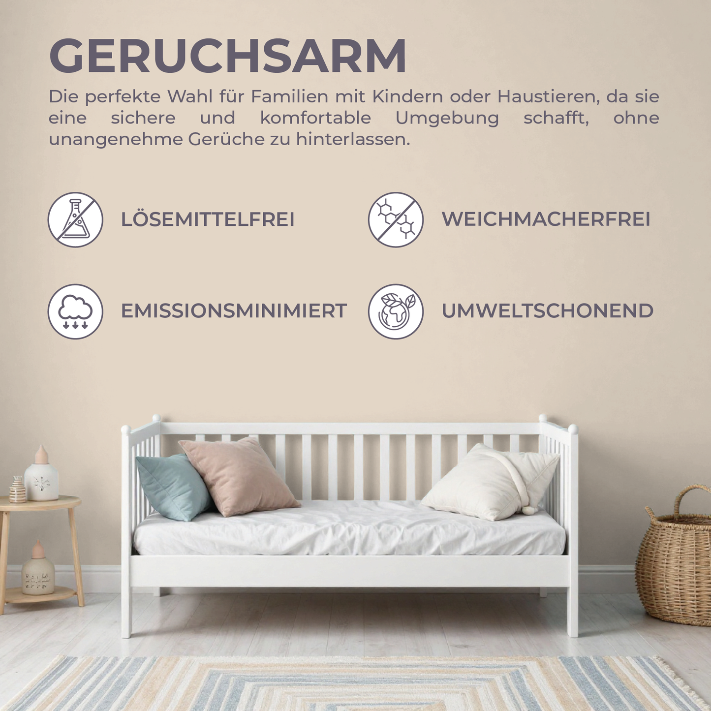 Preismaxx Latexfarbe matt Wandfarbe beige, cookie