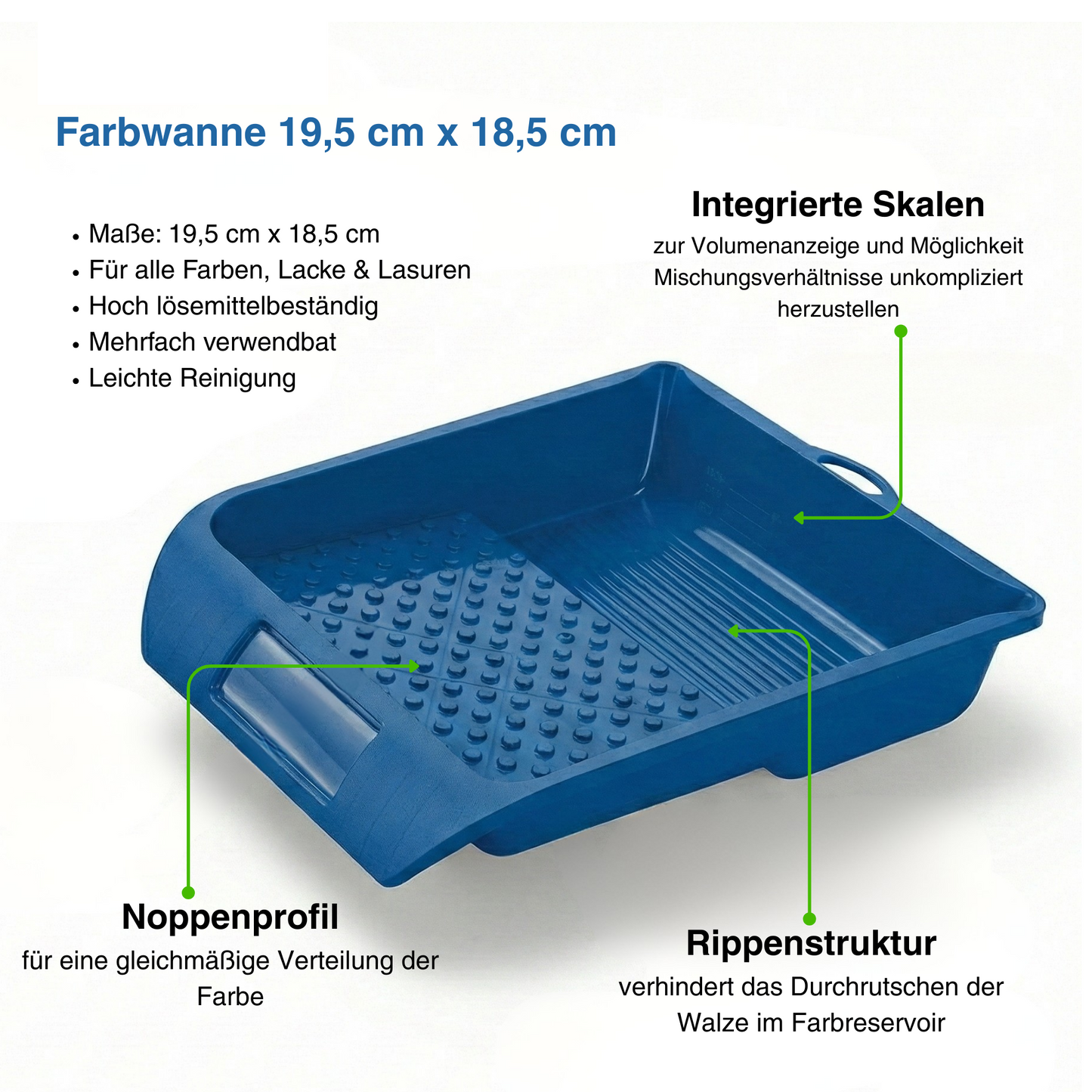 Preismaxx Farbwanne 19,5 x 18,5 cm