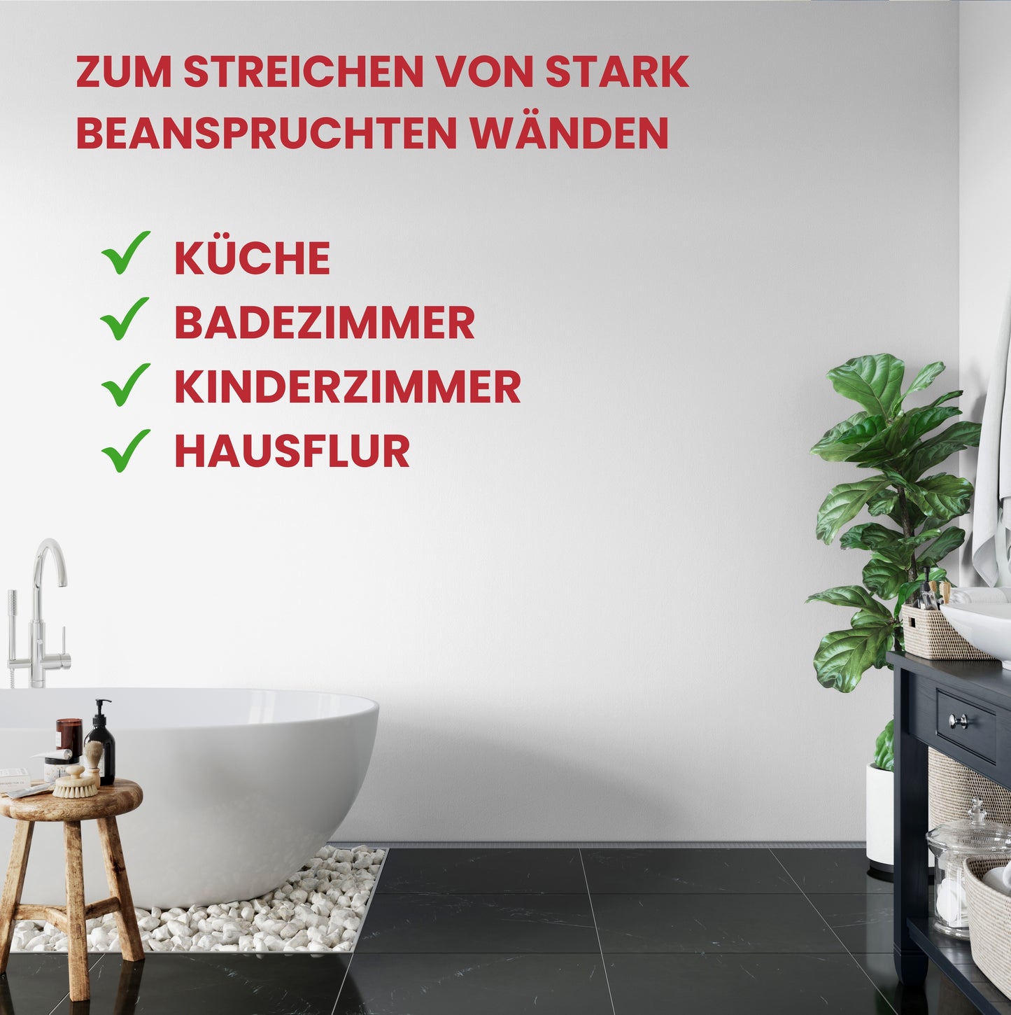 Seidenlatex abwischbare Latexfarbe weiß seidenglänzend 10L