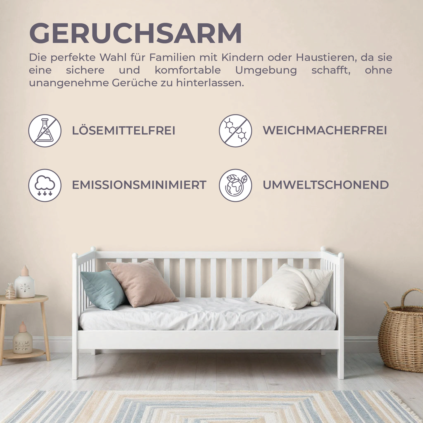 Preismaxx Latexfarbe matt Wandfarbe beige, Pearlbeige