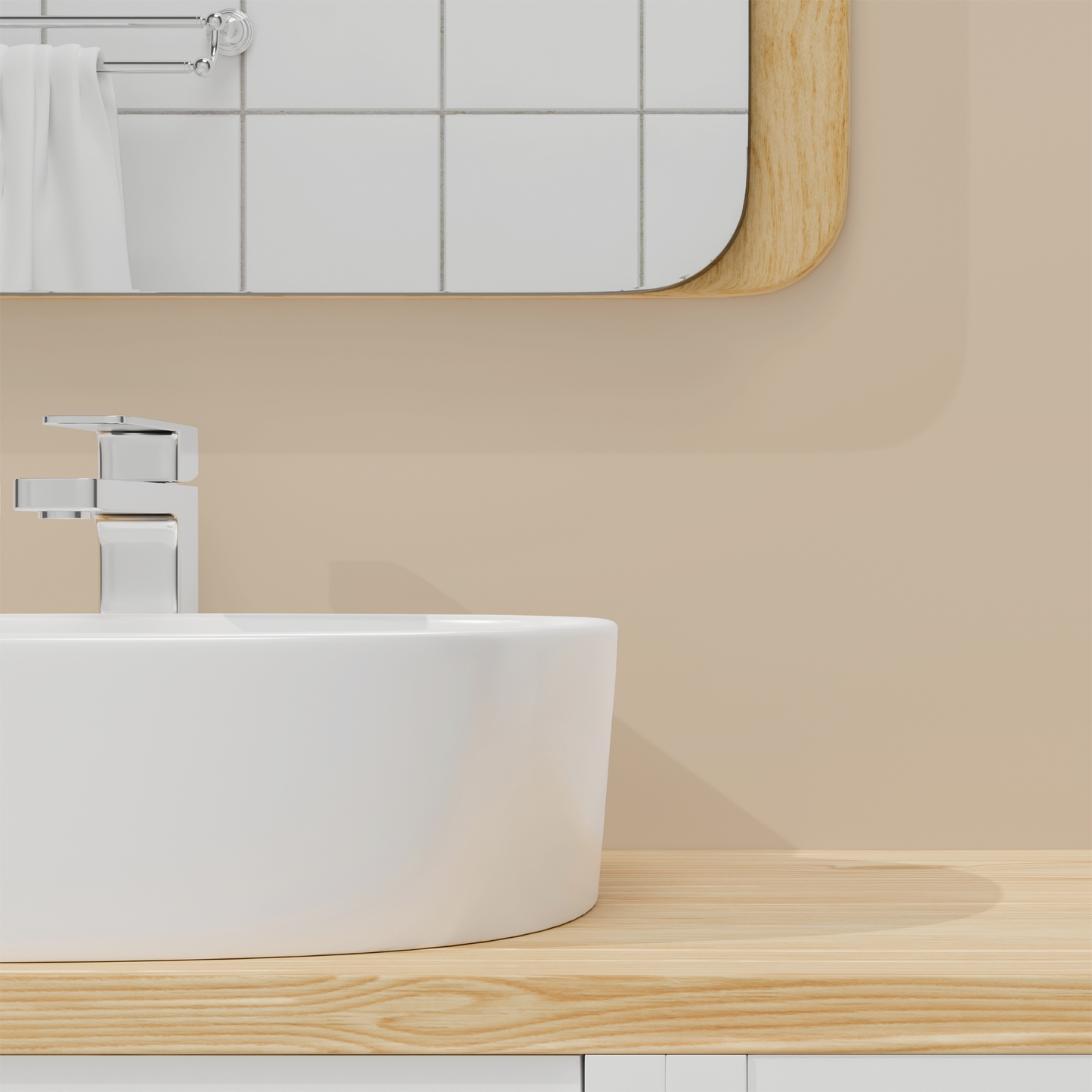 Wandfarbe Profiweiß Sandbeige