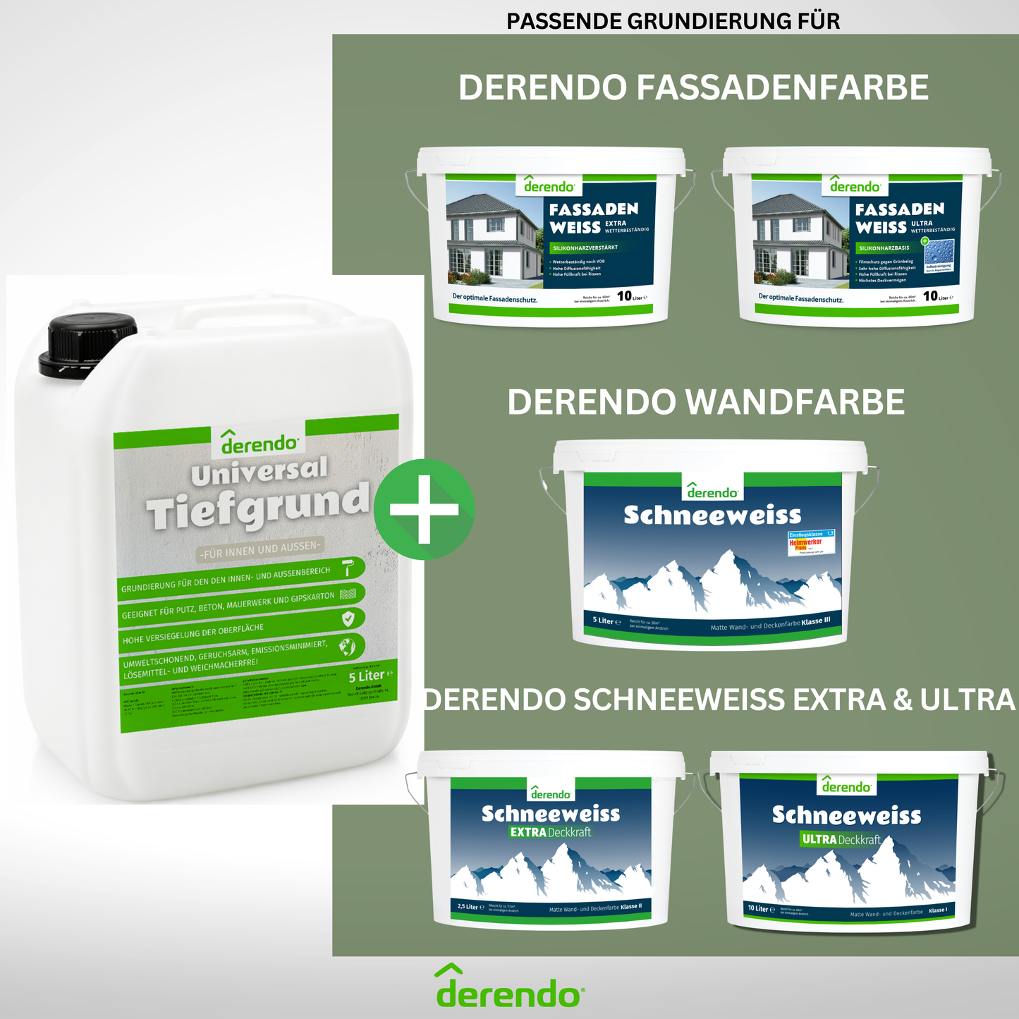 Tiefgrund 5l Universalgrundierung für innen und außen Grundierung Reichweite ca. 150–200 ml/m²