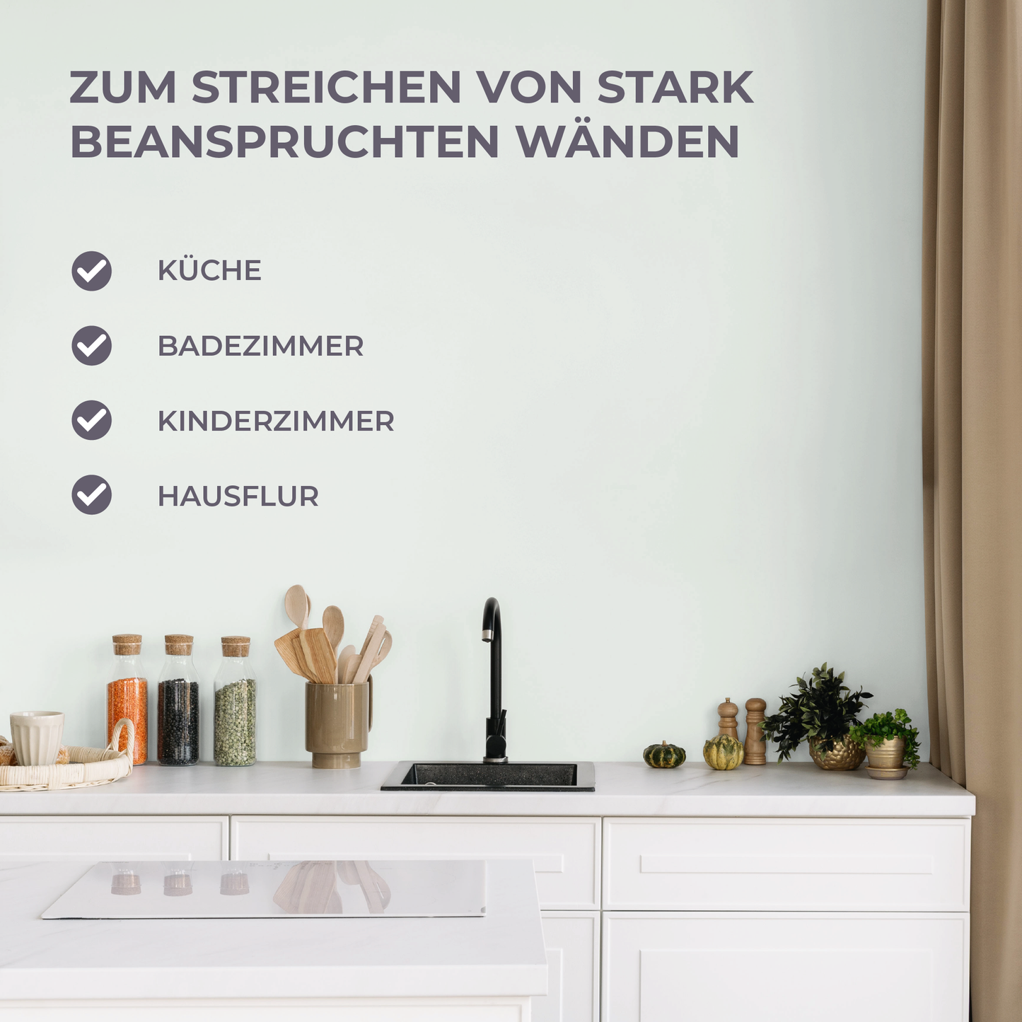Preismaxx Latexfarbe matt Wandfarbe grün, weißgrün