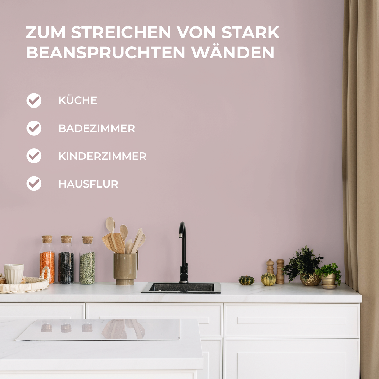Preismaxx Latexfarbe matt Wandfarbe rot, graurot