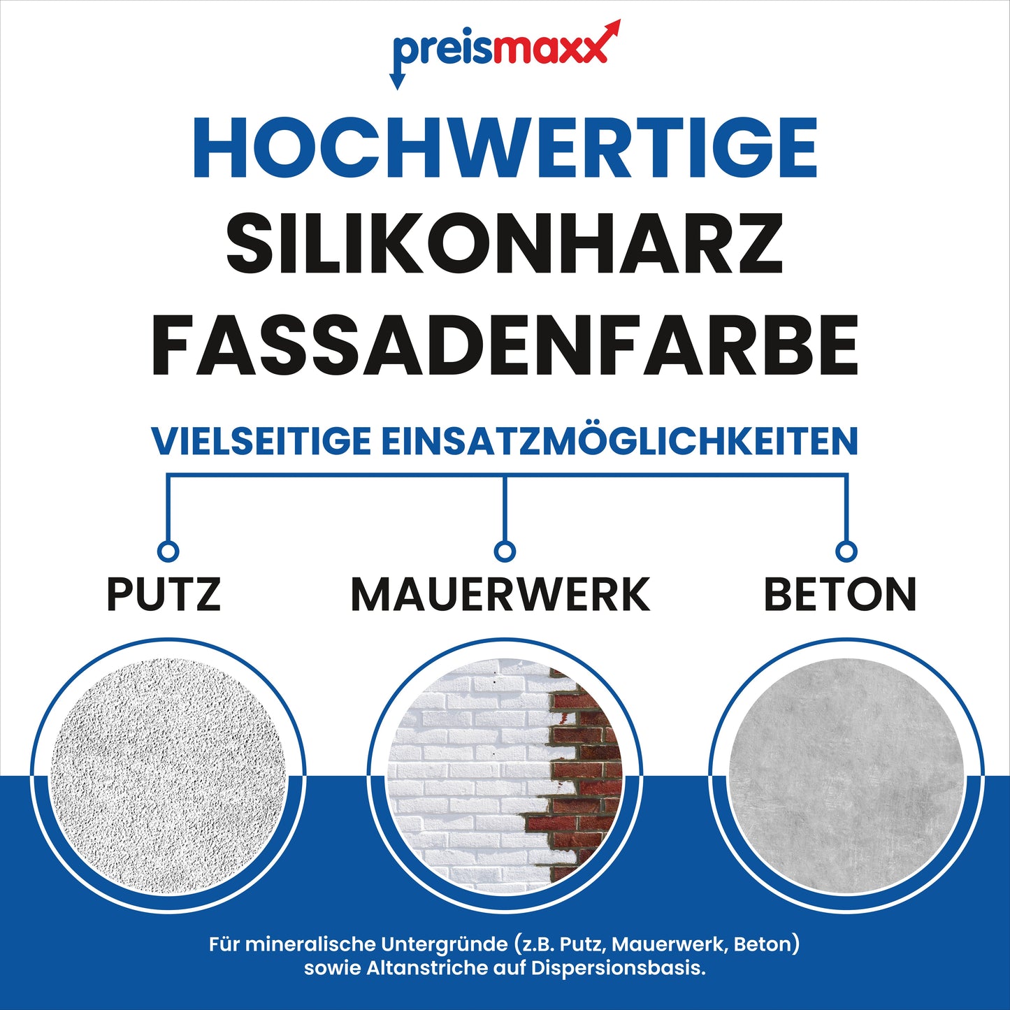 Silikonharz Fassadenfarbe, Helles Mauve Lila 2,5 Liter, light mauve - Abperleffekt