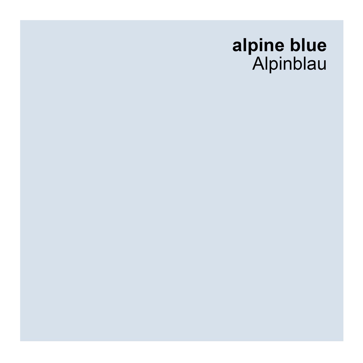 Wandfarbe Profiweiß Blau Alpine-blue Alpinblau