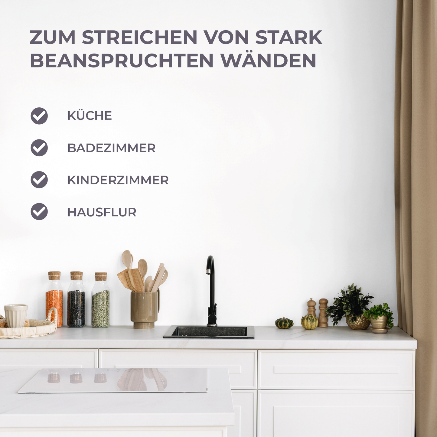 Latexfarbe weiß matt 2,5L gute Deckkraft - Mattlatex