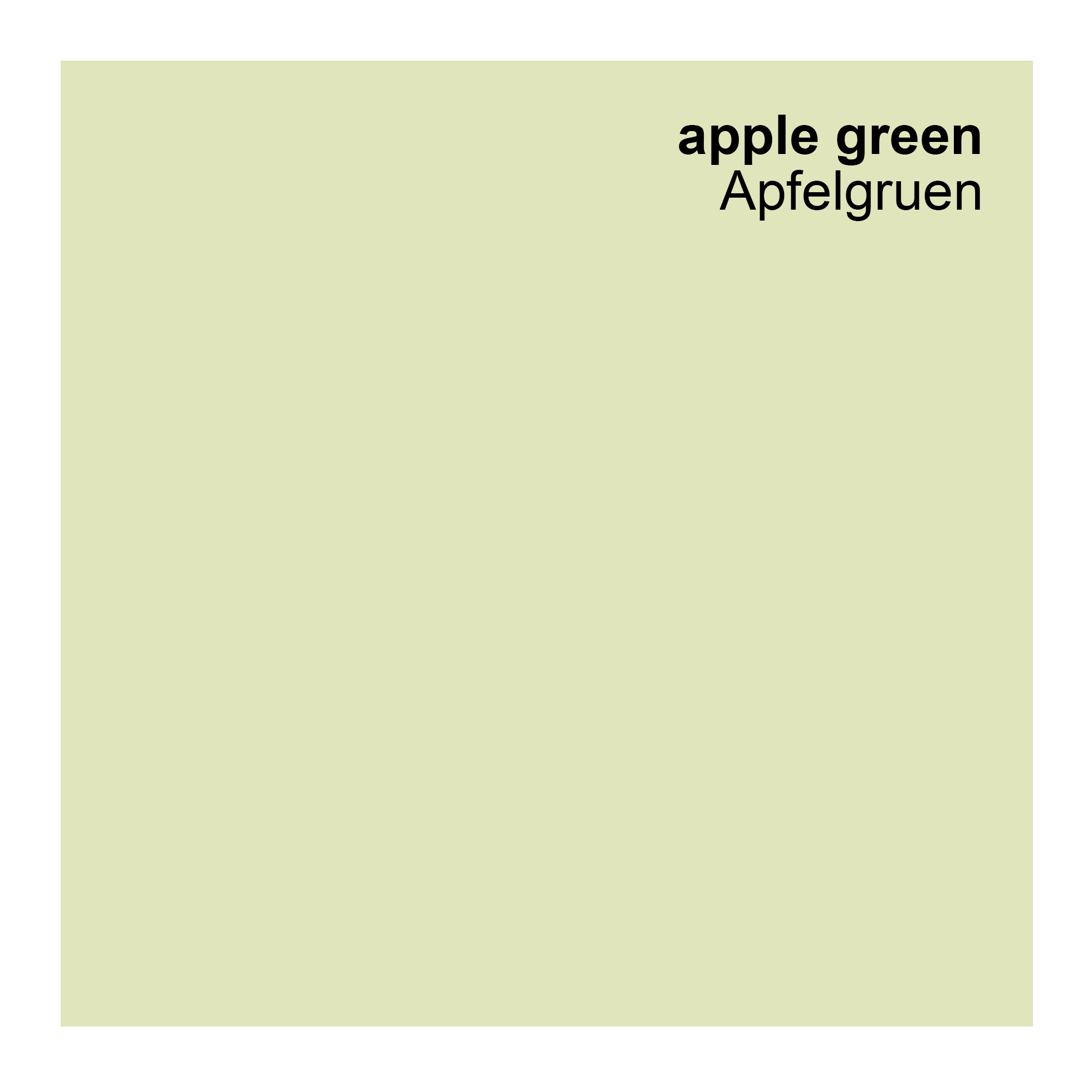Silikonharz Fassadenfarbe, Apfelgrün Grün 10 Liter, hochwertige, matte, wasserabweisende Aussen-Dispersion, sehr guter Regenschutz - Abperleffekt
