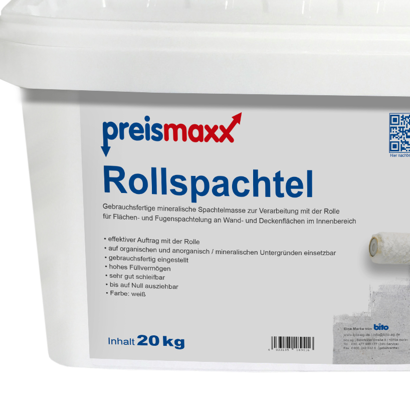 preismaxx Rollspachtel-Set inkl. Walze